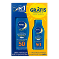 Imagem da oferta Kit Protetor Solar Corporal Nivea FPS50 200ml + FPS50 100ml