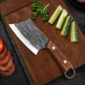 Imagem da oferta Handmade forjado desocote faca com cabo de madeira cutelo aço inoxidável