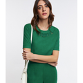 Imagem da oferta Blusa em Viscose com Detalhe Trançado na Gola Tam PP
