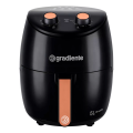 Imagem da oferta Fritadeira elétrica airfryer sem óleo Gradiente 5,0L cesto removível 1500W PGAF500 Versatile Com Timer 110v