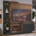 Imagem da oferta Estante Home Theater para TV até 55 Pol Denver Multimóveis Madeirado/Preto