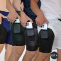 Imagem da oferta Kit 4 Shorts 2 Em 1 Dryfit Masculino Corrida Academia Treino