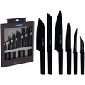 Imagem da oferta Jogo Facas Inox 6Pc Nygma Preto Tramontina