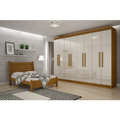 Imagem da oferta Guarda Roupa Casal Hera MDF 8 Portas e 4 Gavetas Rufato