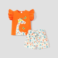 Imagem da oferta Conjunto Infantil Girafinha Short + Blusa