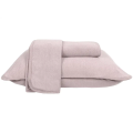 Imagem da oferta Jogo de Cama Queen Atlântica Mescla Urban Rosa Claro 3 Peças