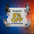 Imagem da oferta As melhores cadeiras com 8% OFF com o cupom exclusivo