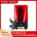 Imagem da oferta ELEGOO SATURN 2 Mono MSLA Impressora 3D Resina UV Fotopolimerção 8K LCD Impressora 3D 10 ''8K LCD Tamanho de impressã