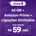 Imagem da oferta 40GB + Prime + ligações ilimitadas por R$ 59!