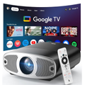 Imagem da oferta Projetor Bettdow Full HD 1080p 850 ANSI Lumens Android 9.0 e Google TV WiFi 6 Bluetooth 5.0 Suporte 4K