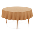 Imagem da oferta Toalha de Mesa Redonda  6 Lugares Herbare Ocre