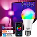 Imagem da oferta Acabei de encontrar isso noTuya Lâmpada LED Inteligente Controle de Aplicativos Luz Regulável Bluetooth Lâmpada R