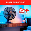 Imagem da oferta Ventilador Arno De Mesa Essential 40cm Ve2e Preto 220v 6