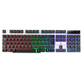 Imagem da oferta Teclado Gamer Rise Mode G1 RGB Rainbow USB Preto e Branco - RM-TG-01