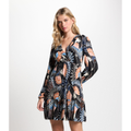 Imagem da oferta Vestido Curto Texturizado com Estampa Tucanos