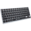 Imagem da oferta C3Tech K-BT50BK Teclado Bluetooth Recarregável sem fio compacto atalhos Multimidia Anti-Respingo bateria interna recarr