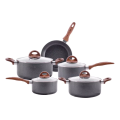 Imagem da oferta Jogo de Panelas Brinox Antiaderente Ceramic Life Smart Plus com Indução Granito - 5 Peças