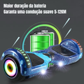 Imagem da oferta Hoverboard LED Skate Eletrico Vem com Bluetooth