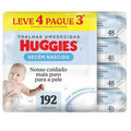 Imagem da oferta Kit Lenços Umedecidos Huggies Recém-Nascido Sem Fragrância 4 Pacotes com 48 Unidades