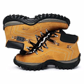 Imagem da oferta Bota Coturno Caterpillar Adventure Couro Legítimo + Palmilhas Gel Unissex (38 Amarelo)