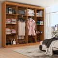 Imagem da oferta Guarda-Roupa Casal Ele e Ela 8 Portas 8 Prateleiras