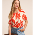 Imagem da oferta Blusa em Viscose com Estampa Folhagem Coqueiros Tam PP