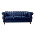 Imagem da oferta Sofá Chesterfield Realeza 3 Lugares Decoração Retrô Vintage Clássico