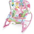 Imagem da oferta Cadeira Musical Vibratória Bebê Funtime Maxibaby 18kgs Rosa Rosa