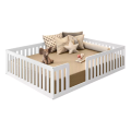 Imagem da oferta Cama Montessoriana Casal Giulia Madeira Maciça Com Grade Bra