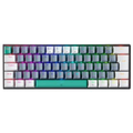 Imagem da oferta Teclado Mecânico Gamer Machenike K500-B61 RGB Switch Blue,Layout 60% Compacto HotSwap USB-C ABNT2 Cinza