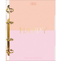 Imagem da oferta Tilibra - Caderno Argolado Cartonado Colegial Happy 160 Folhas - 332518