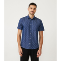 Imagem da oferta Camisa Comfort em Algodão com Estampa Círculos Diferenciados Tam P