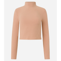 Imagem da oferta Blusa em Viscose Texturizada com Gola Alta e Manga Longa Tam PP