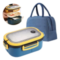 Imagem da oferta Kit Marmita Fitness 1l Com Bolsa Térmica Academia Trabalho