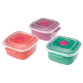 Imagem da oferta Sanremo - Conjunto com 3 Potes Plásticos Herméticos Linha Vac Freezer