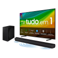 Imagem da oferta Smart Tv 50 Qled 4k 2024 + Soundbar Hw-b550/zd