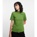 Imagem da oferta Blusa com Golinha e Textura Quadriculada Tam PP