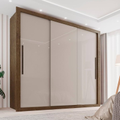 Imagem da oferta Guarda Roupa Casal 3 Portas 4 Gavetas Costa Rica Sallêto Móveis Ipe/off