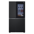 Imagem da oferta Geladeira Smart LG Frost Free Inverter 647L Side by Side InstaView Black Inox - GC-V257SQV