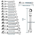 Imagem da oferta Chave de Catraca Flexível com Cabeça Giratória 6mm