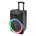 Imagem da oferta Caixa de Som Amplificada Delta Max TRC X600 com Iluminação LED Bluetooth Rádio FM e USB - 600W