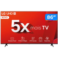 Imagem da oferta Smart TV 86" 4K LG Ultra HD 86UT8050 com Processador a5 Ger7 AI Alexa/Chromecast integrado Otimizador de Jogos webOS