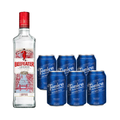 Imagem da oferta Combo Gin Beefeater Dry 750 ml + 6 Água Tônica Antárctica 350 ml