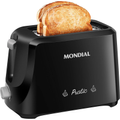 Imagem da oferta Tostador de Pães Pratic Mondial Preto/Prata 700W 220V - T-18