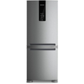 Imagem da oferta Geladeira Frost Free Brastemp Inverse 447 litros Inox - BRE57FK 110v