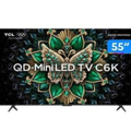 Imagem da oferta Smart TV TCL 55" 4K QD-Mini LED 120Hz Google TV AiPQ - 55C6K