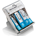 Imagem da oferta Carregador De Pilhas Aa/Aaa + 2 Pilhas Aa 2500Mah + 2 Pilhas Aaa 1000Mah Multilaser - CB045