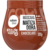 Imagem da oferta Salon Line Máscara Matizadora Chocolate- Para Cabelos Ondulados Cacheados e Crespos 300 g