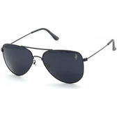 Imagem da oferta Óculos de Sol Aviador Unissex Polo London Club Armação em Metal Stainless Stell (preto)