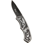 Imagem da oferta Western YG07 Canivete Dobrável Preto/Prata 15 cm